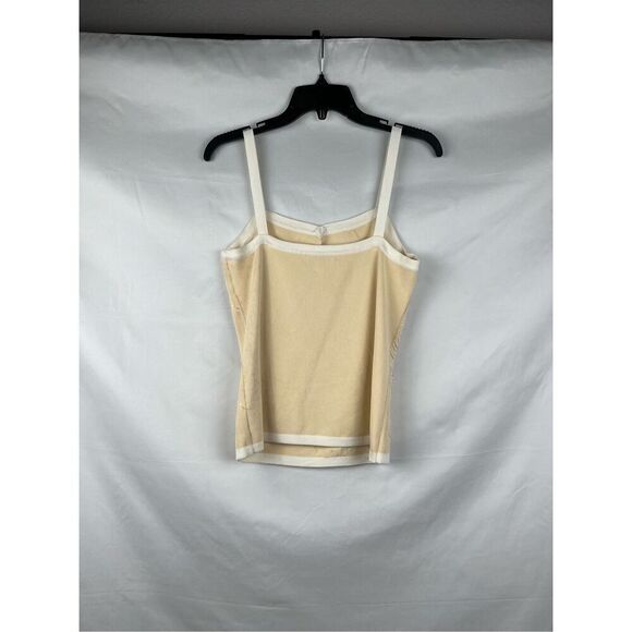 Insight Floral Cream Beaded Tank Top Medium - Picture 3 of 11